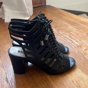 Lace up booties